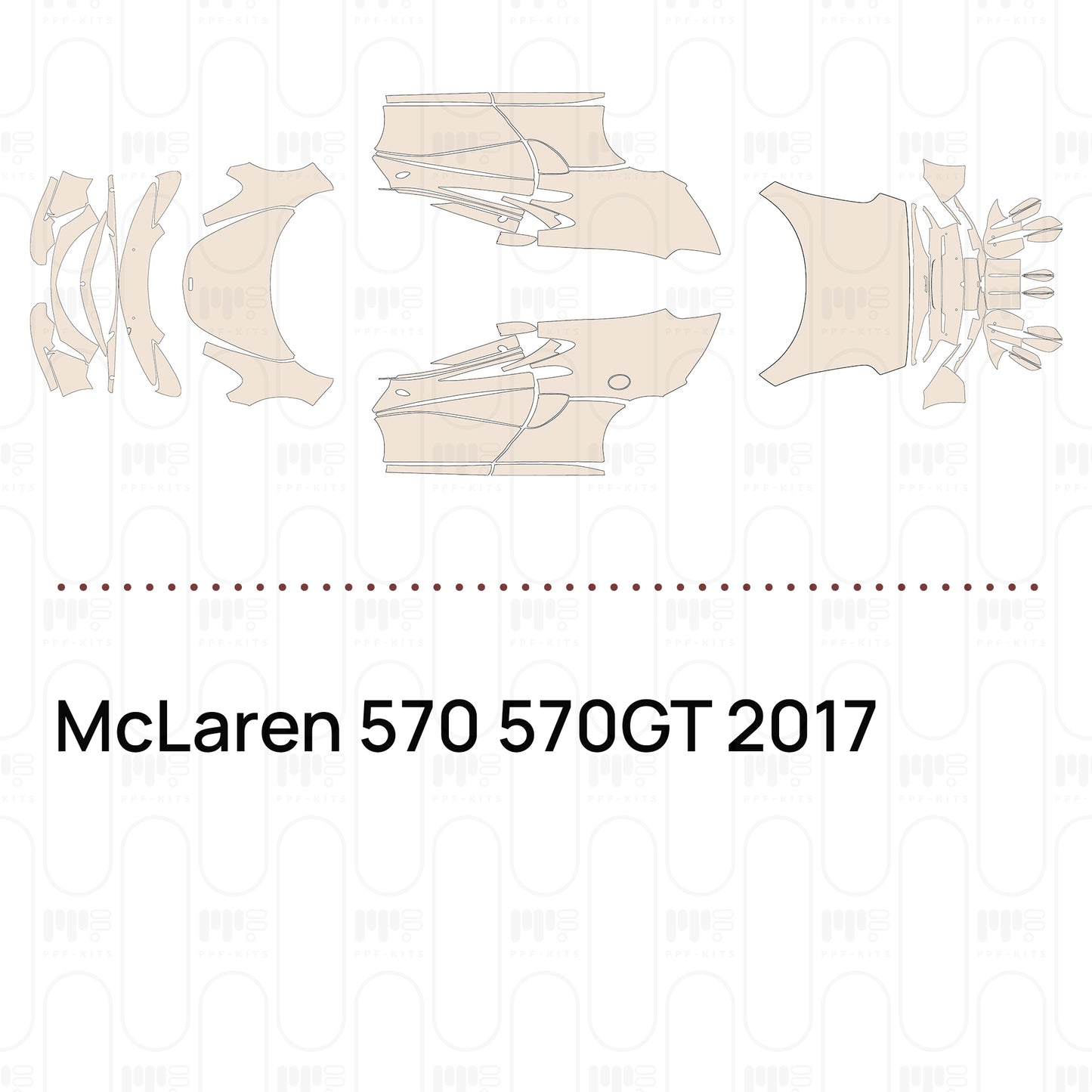 Pre-Cut PPF McLaren 570 570GT 2017