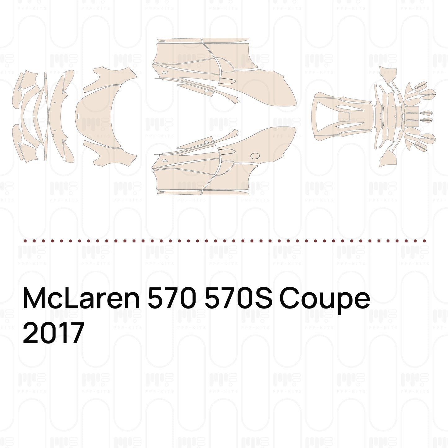 Pre-Cut PPF McLaren 570 570S Coupe 2017