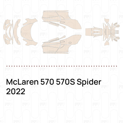 Pre-Cut PPF McLaren 570 570S Spider 2022