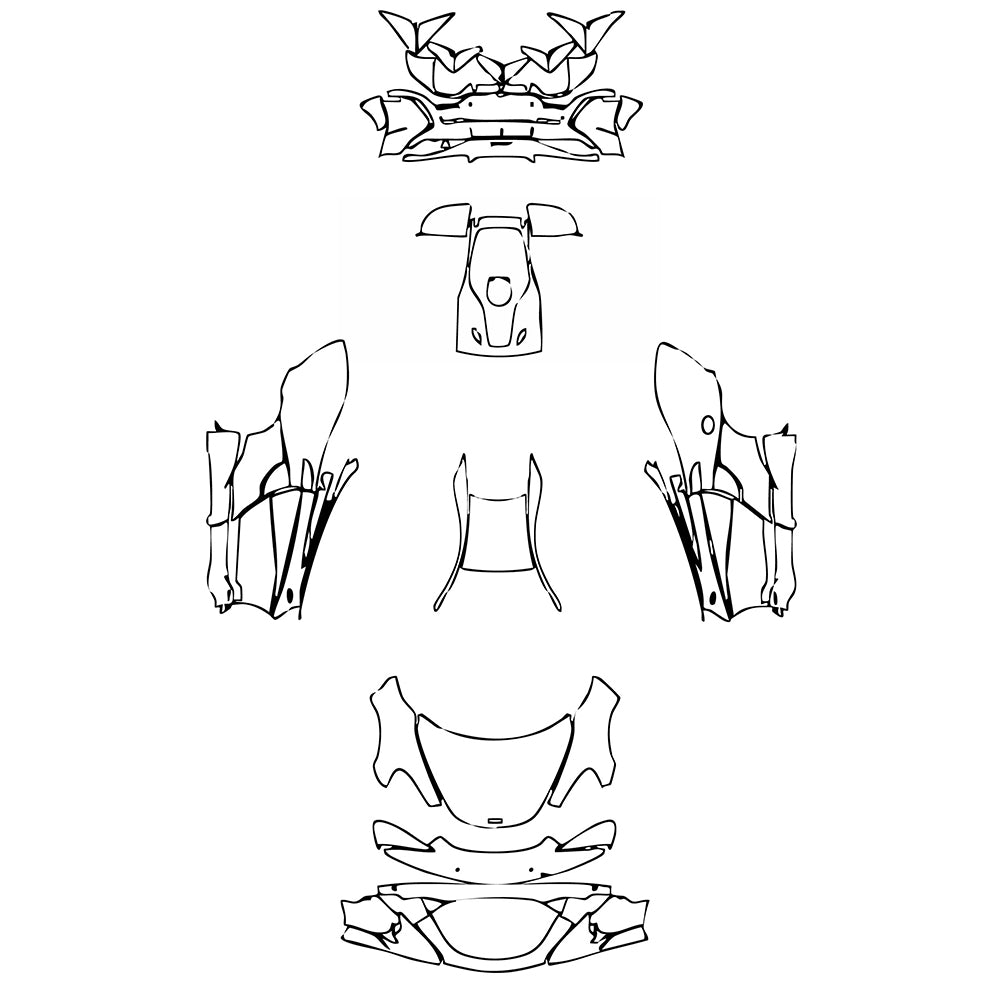 Pre-Cut PPF McLaren 600LT Coupe 2019 - PPF-Kits
