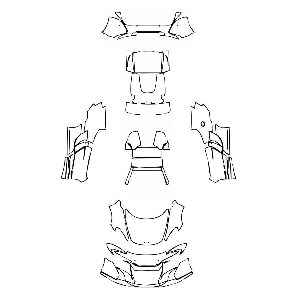 Pre-Cut PPF McLaren 650 650S Spider 2014 - PPF-Kits