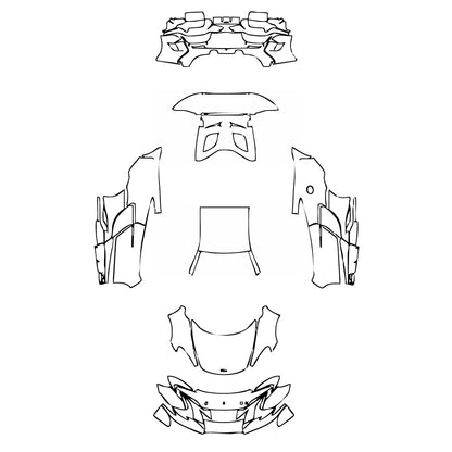 Pre-Cut PPF McLaren 675 675LT Coupe 2017 - PPF-Kits