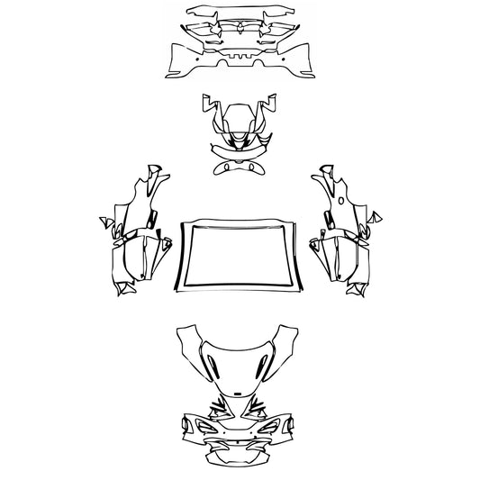 Pre-Cut PPF McLaren 720S Spider 2019 - PPF-Kits