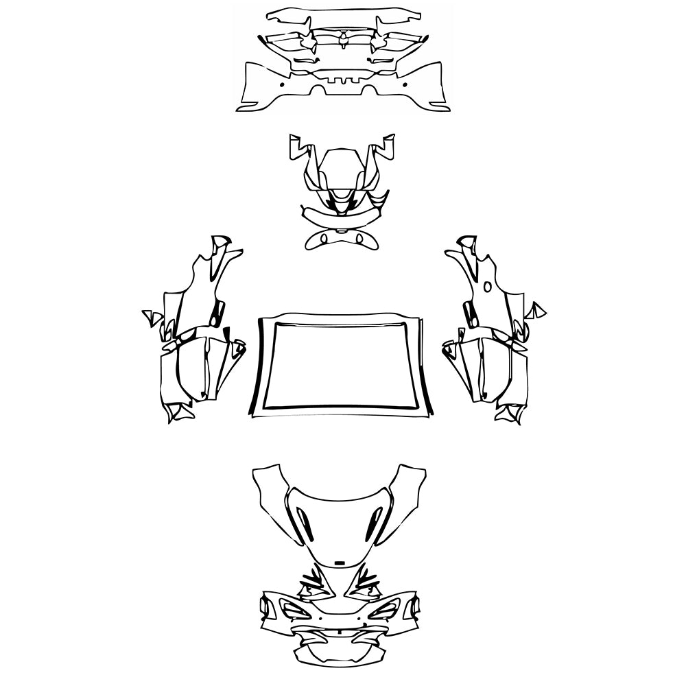 Pre-Cut PPF McLaren 720S Spider 2024 - PPF-Kits
