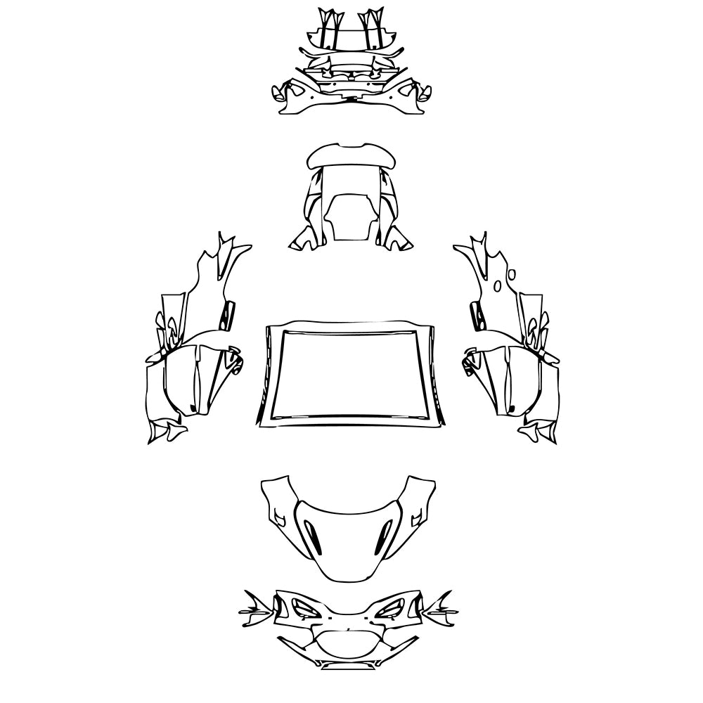 Passgenaue Lackschutzfolien PPF McLaren 750S Spider 2025