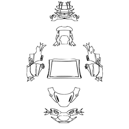Passgenaue Lackschutzfolien PPF McLaren 750S Spider 2025