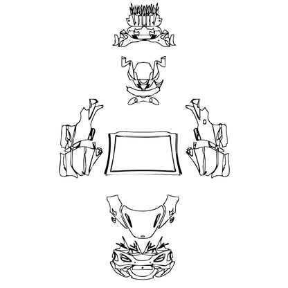 Pre-Cut PPF McLaren 765LT Spider 2021 - PPF-Kits