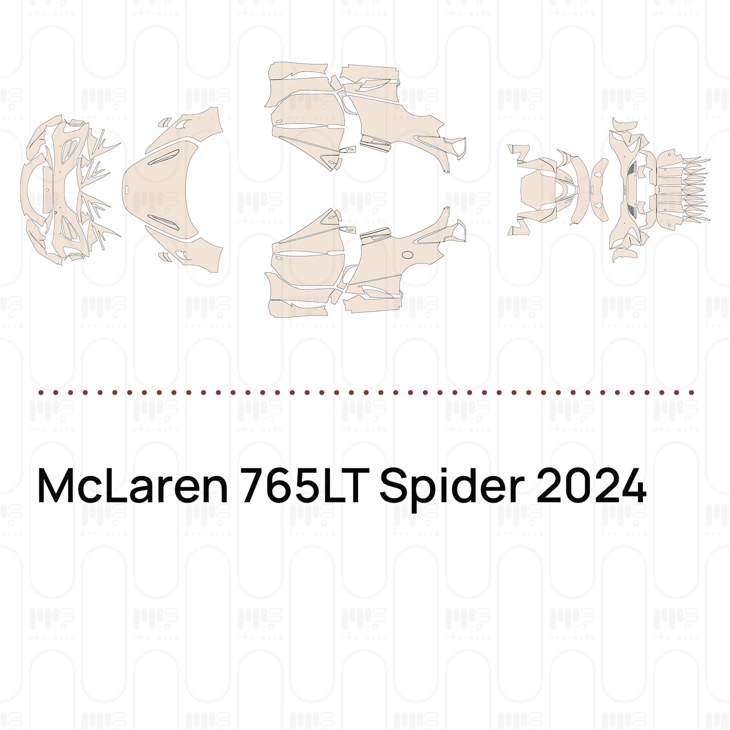 Pre-Cut PPF McLaren 765LT Spider 2024