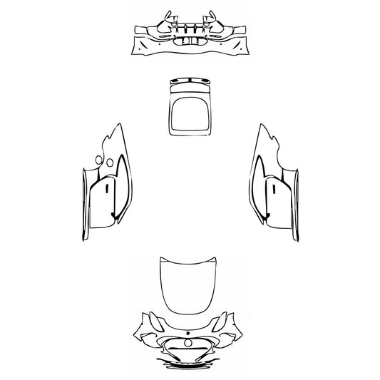 Pre-Cut PPF Mercedes-Benz AMG GT 2-Door AMG GT 63 2025 - PPF-Kits