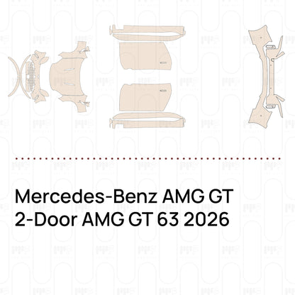 Pre-Cut PPF Mercedes-Benz AMG GT 2-Door AMG GT 63 2026
