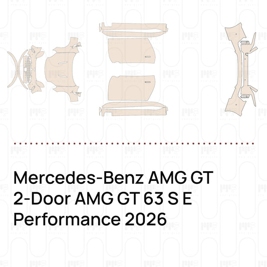 Pre-Cut PPF Mercedes-Benz AMG GT 2-Door AMG GT 63 S E Performance 2026