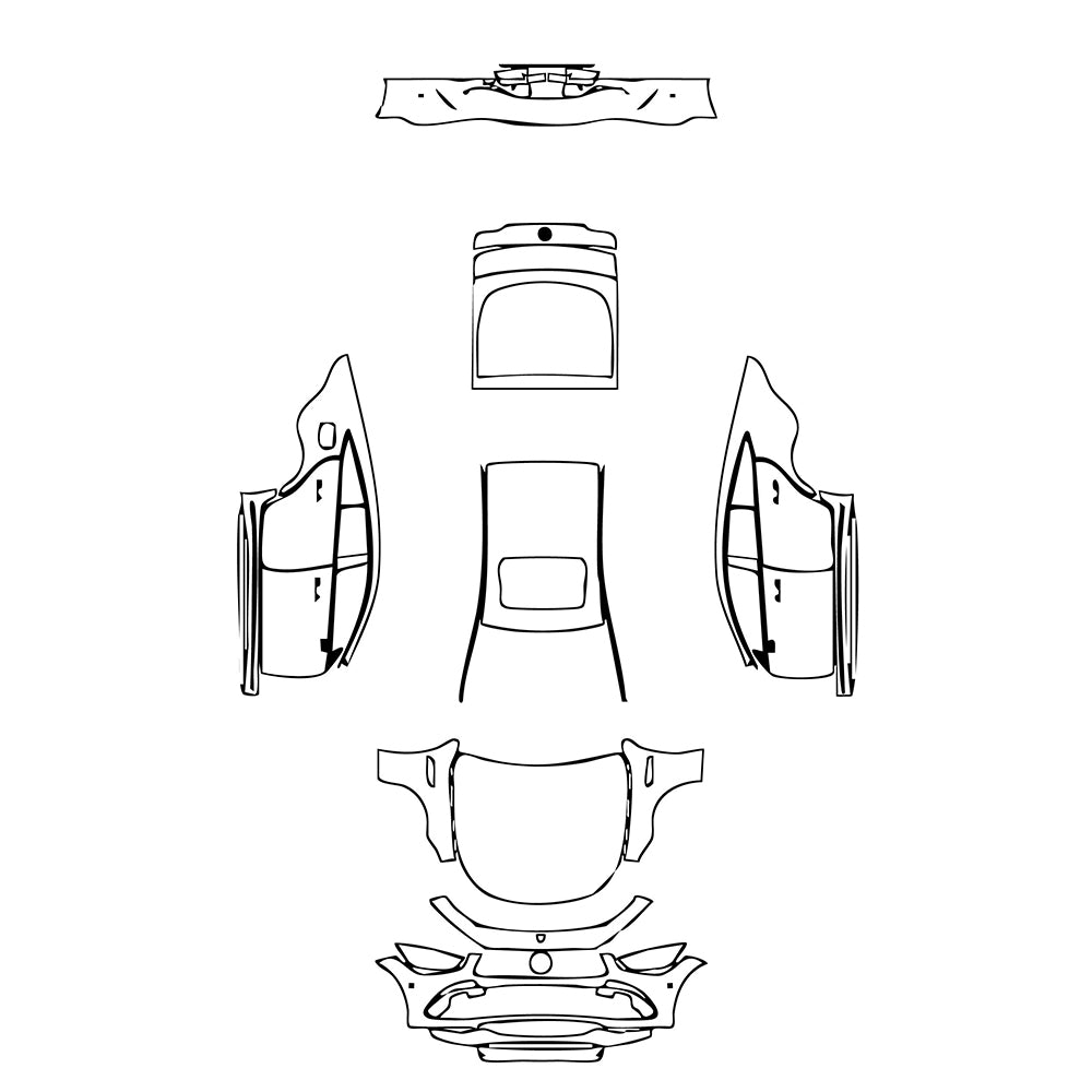 Pre-Cut PPF Mercedes-Benz AMG GT 4-Door 43 2021 - PPF-Kits