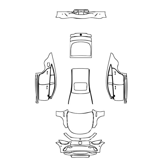 Pre-Cut PPF Mercedes-Benz AMG GT 4-Door 43 2021 - PPF-Kits