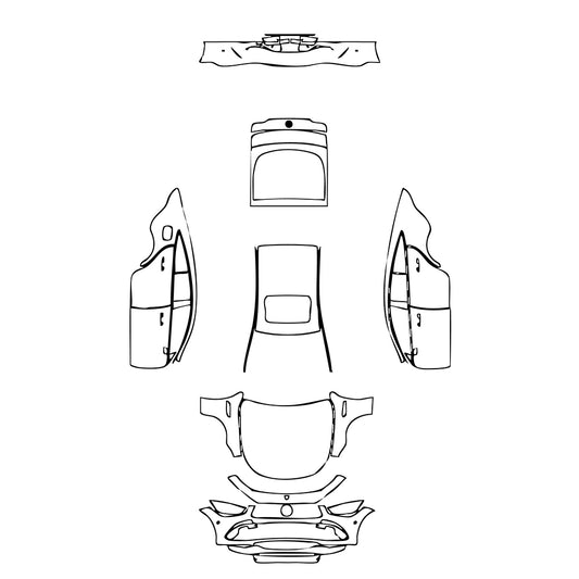 Pre-Cut PPF Mercedes-Benz AMG GT 4-Door 43 2022 - PPF-Kits