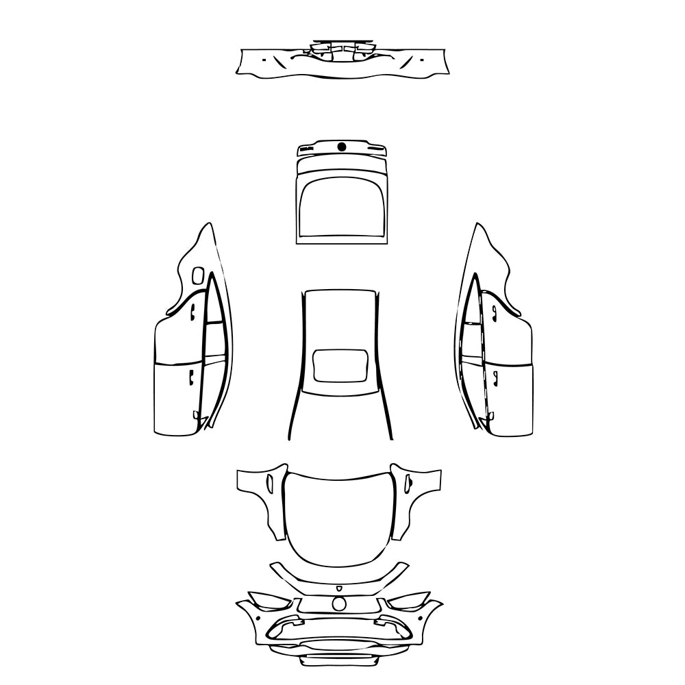 Pre-Cut PPF Mercedes-Benz AMG GT 4-Door 53 2022 - PPF-Kits