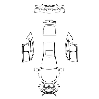 Pre-Cut PPF Mercedes-Benz AMG GT 4-Door 63 2019 - PPF-Kits