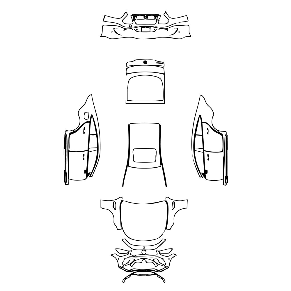 Pre-Cut PPF Mercedes-Benz AMG GT 4-Door 63 2020 - PPF-Kits