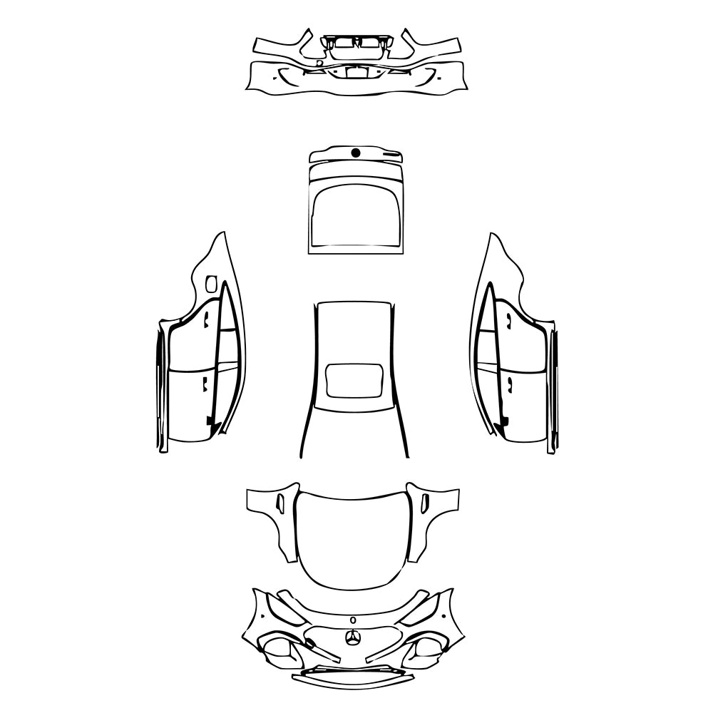 Pre-Cut PPF Mercedes-Benz AMG GT 4-Door 63 2023 - PPF-Kits