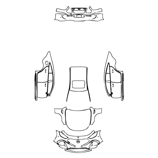 Pre-Cut PPF Mercedes-Benz AMG GT 4-Door 63 S 2023 - PPF-Kits