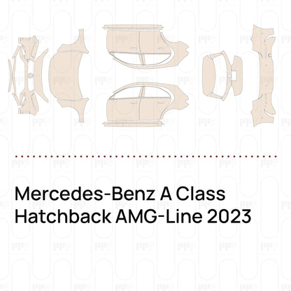 Pre-Cut PPF Mercedes-Benz A Class Hatchback AMG-Line 2023