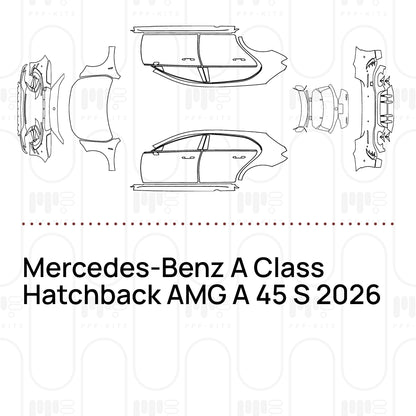 Pre-Cut PPF Mercedes-Benz A Class Hatchback AMG A 45 S 2026