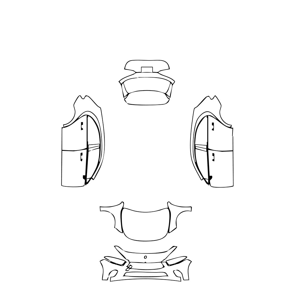 Pre-Cut PPF Mercedes-Benz A Class Hatchback Base 2019 - PPF-Kits