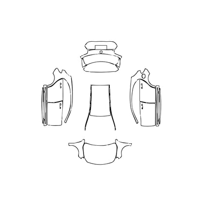 Pre-Cut PPF Mercedes-Benz A Class Hatchback Sport 2013 - PPF-Kits