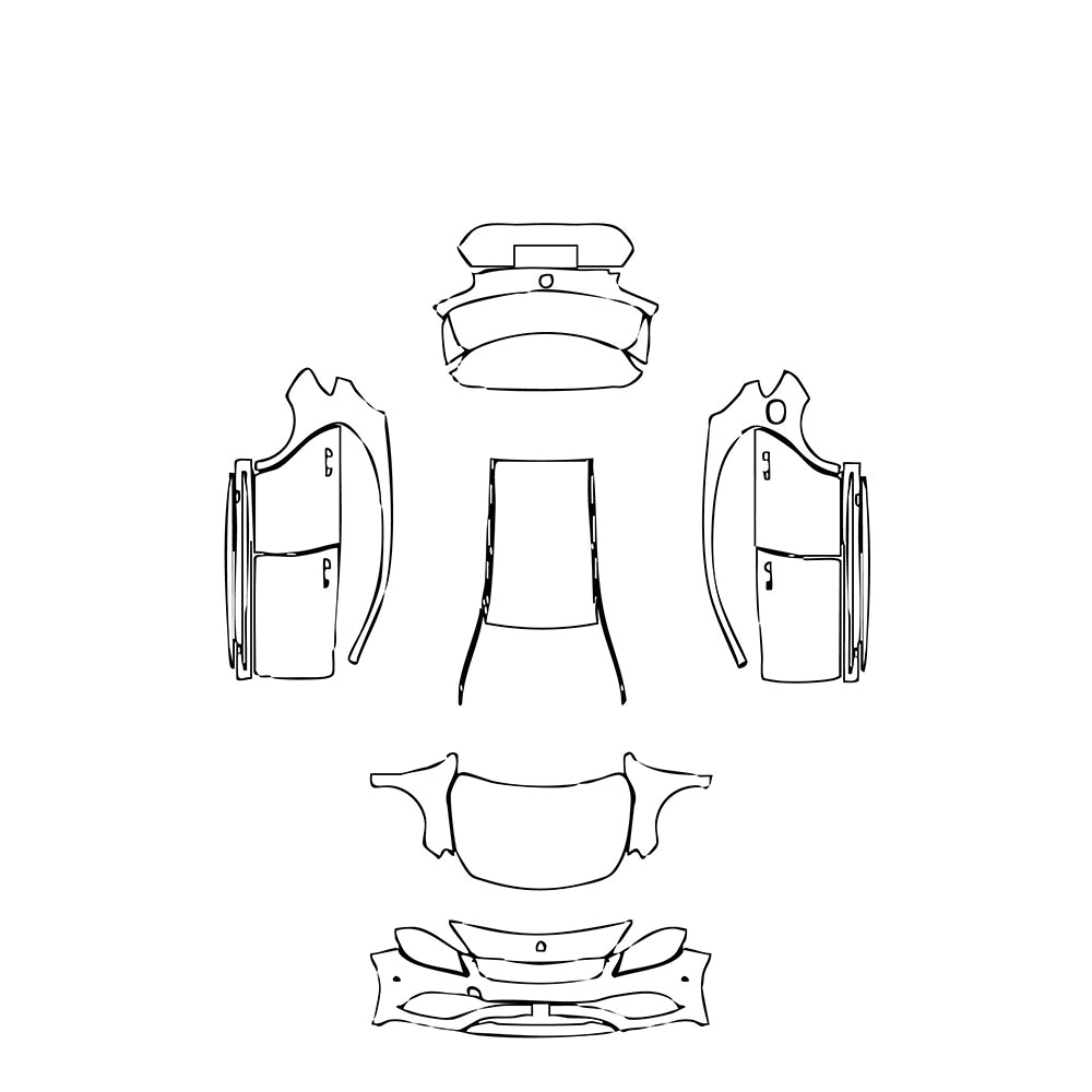 Pre-Cut PPF Mercedes-Benz A Class Hatchback Sport 2016 - PPF-Kits