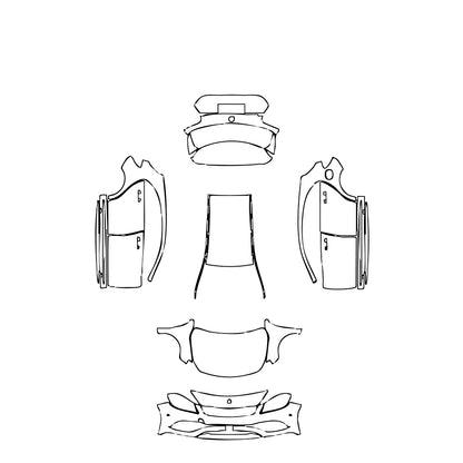 Pre-Cut PPF Mercedes-Benz A Class Hatchback Sport 2017 - PPF-Kits