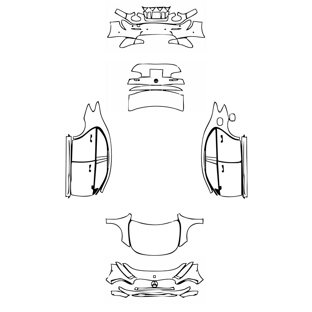 Pre-Cut PPF Mercedes-Benz A Class Sedan AMG A 35 2023 - PPF-Kits