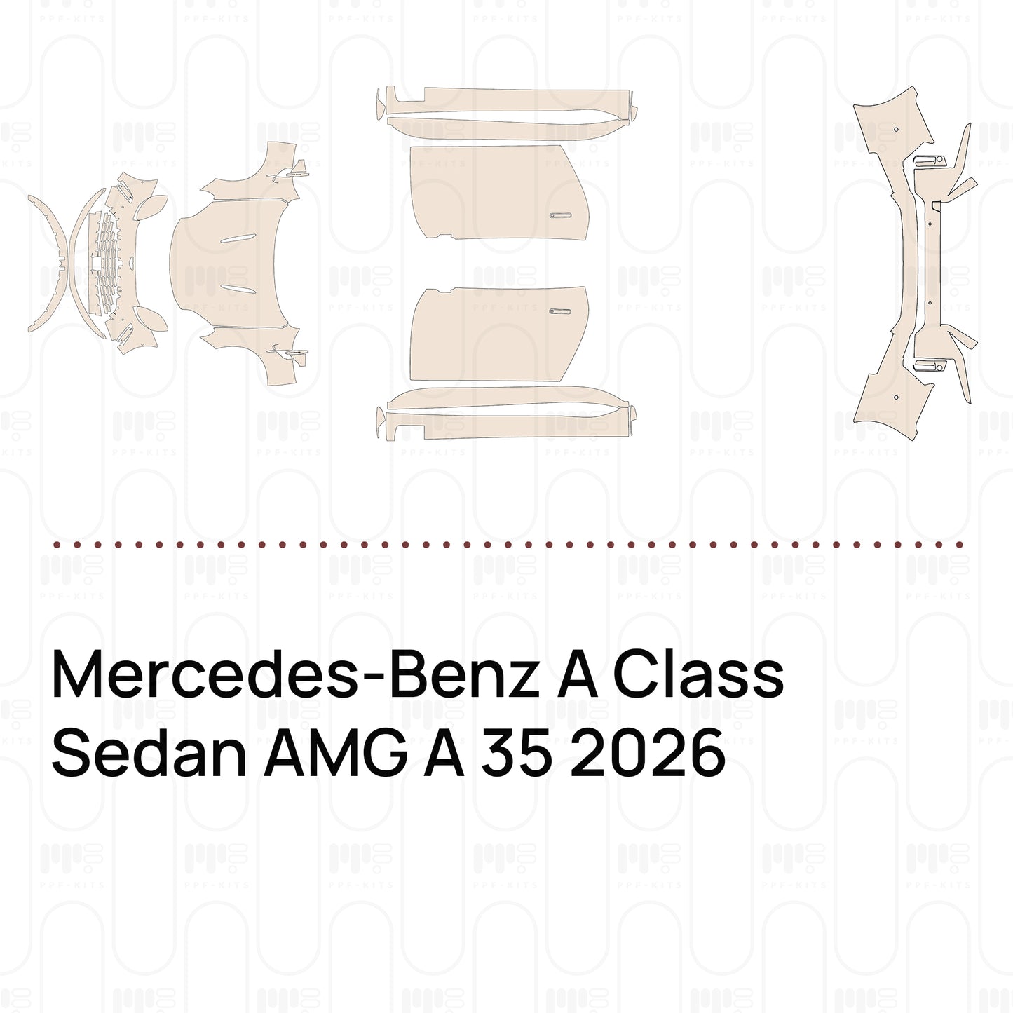 Pre-Cut PPF Mercedes-Benz A Class Sedan AMG A 35 2026