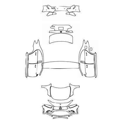 Pre-Cut PPF Mercedes-Benz A Class Sedan AMG Line Extended Wheelbase (Chinese only) 2022 - PPF-Kits