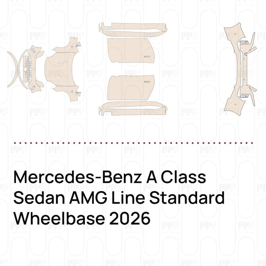 Pre-Cut PPF Mercedes-Benz A Class Sedan AMG Line Standard Wheelbase 2026