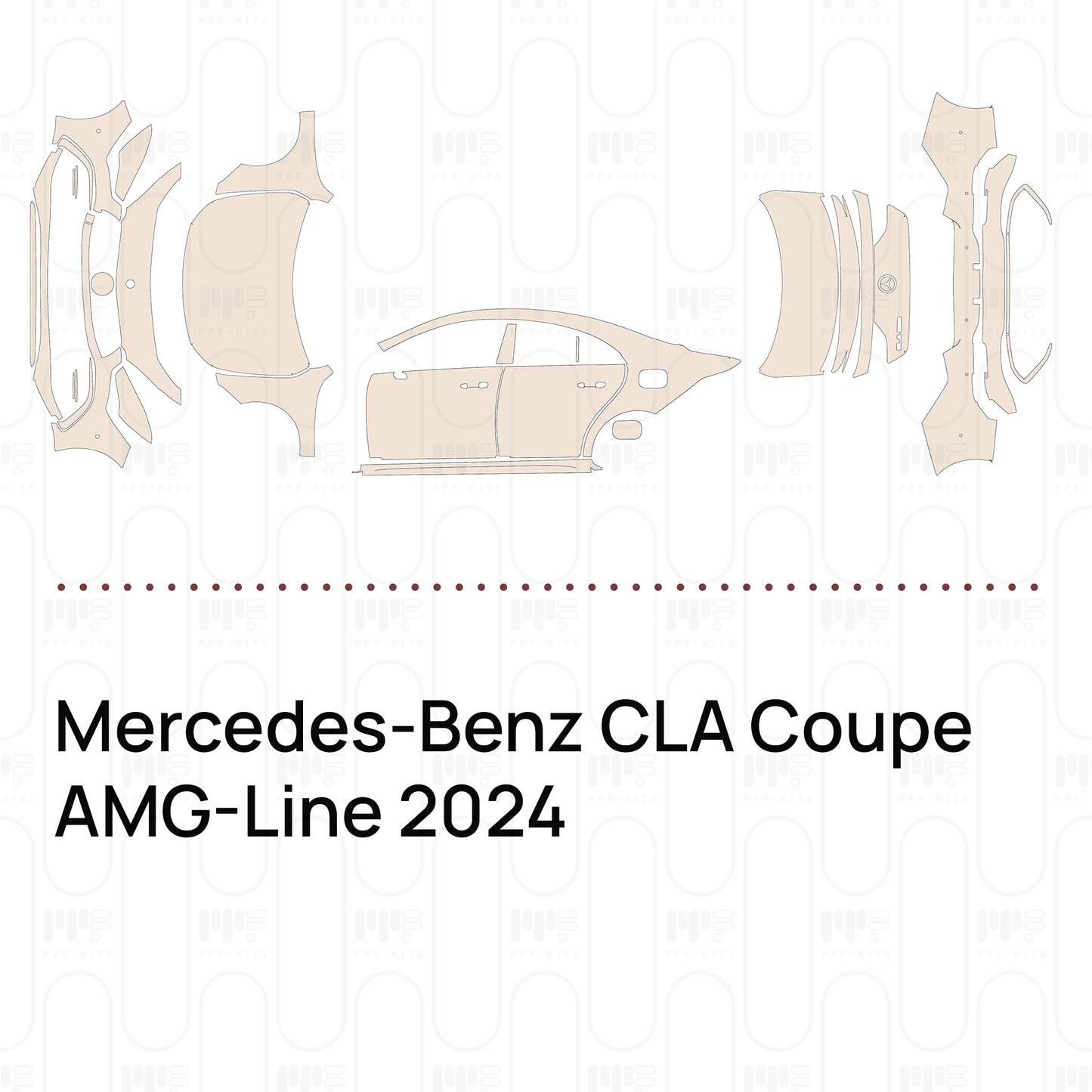 Pre-Cut PPF Mercedes-Benz CLA Coupe AMG-Line 2024