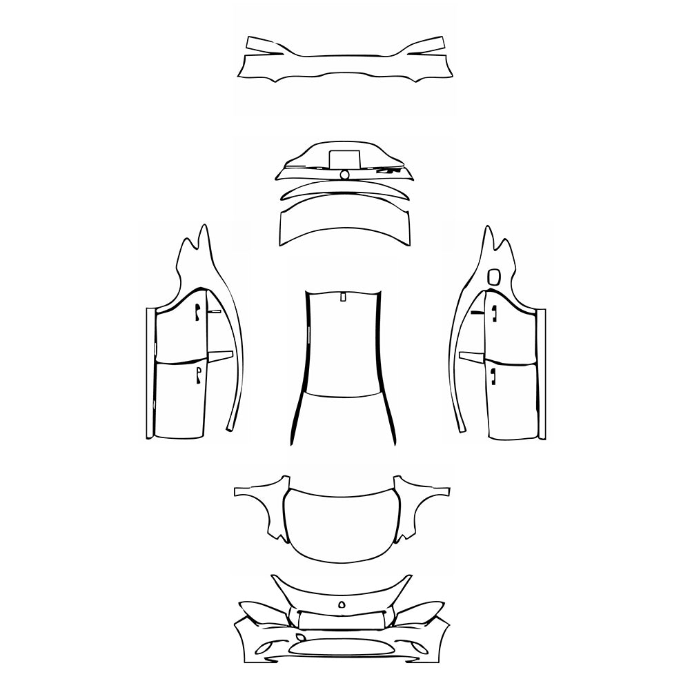 Pre-Cut PPF Mercedes-Benz CLA Coupe Base 2017 - PPF-Kits
