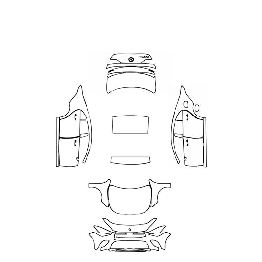 Pre-Cut PPF Mercedes-Benz CLA Coupe Base 2023 - PPF-Kits