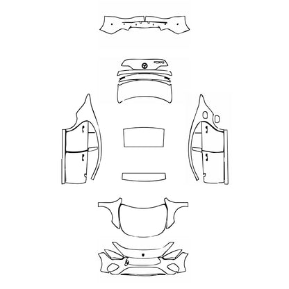 Pre-Cut PPF Mercedes-Benz CLA Coupe Base 2025 - PPF-Kits
