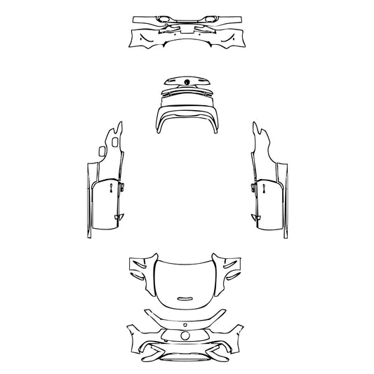 Pre-Cut PPF Mercedes-Benz CLE Cabriolet AMG CLE 53 2024 - PPF-Kits