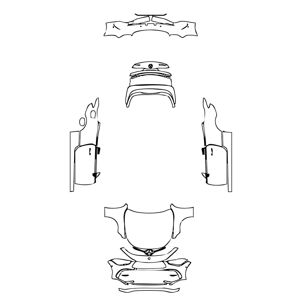 Pre-Cut PPF Mercedes-Benz CLE Cabriolet AMG Line 2024 - PPF-Kits