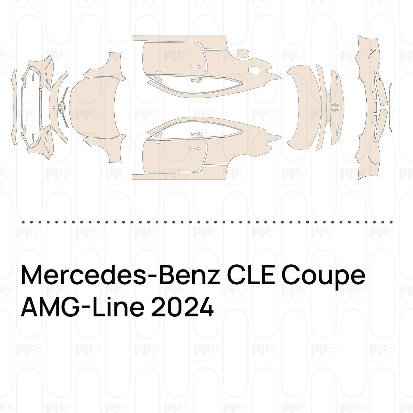 Pre-Cut PPF Mercedes-Benz CLE Coupe AMG-Line 2024