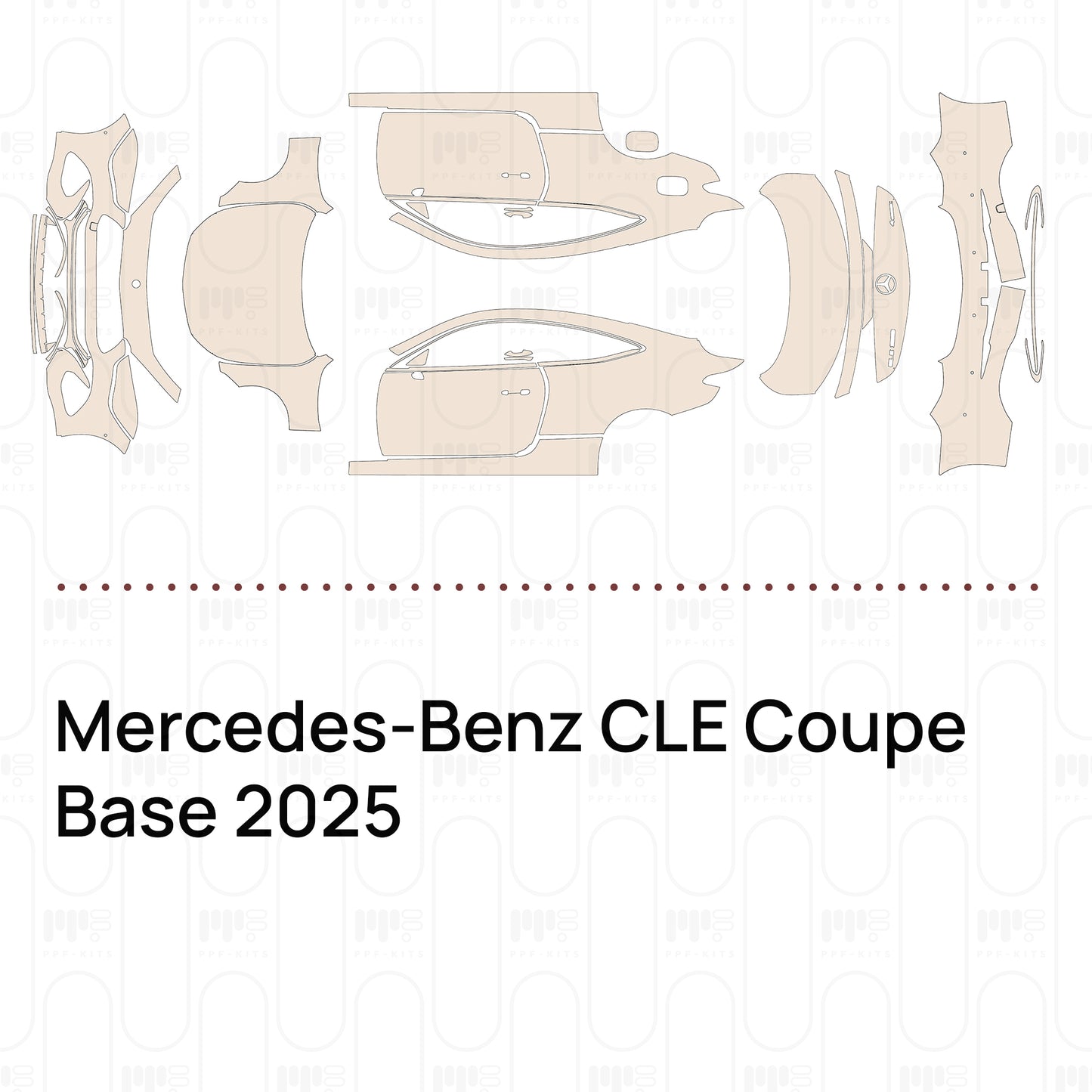 Pre-Cut PPF Mercedes-Benz CLE Coupe Base 2025