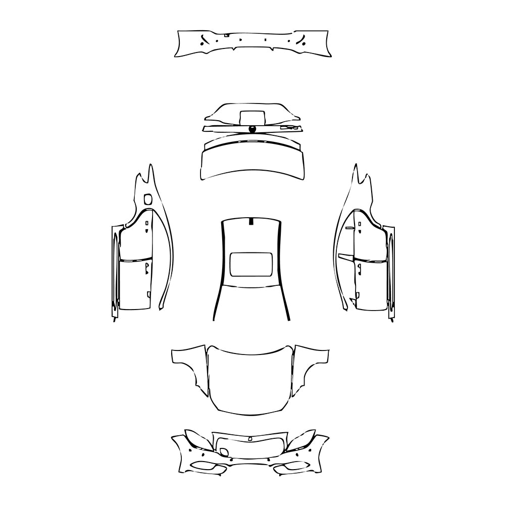 Pre-Cut PPF Mercedes-Benz CLS Sedan Amgline 2015 - PPF-Kits