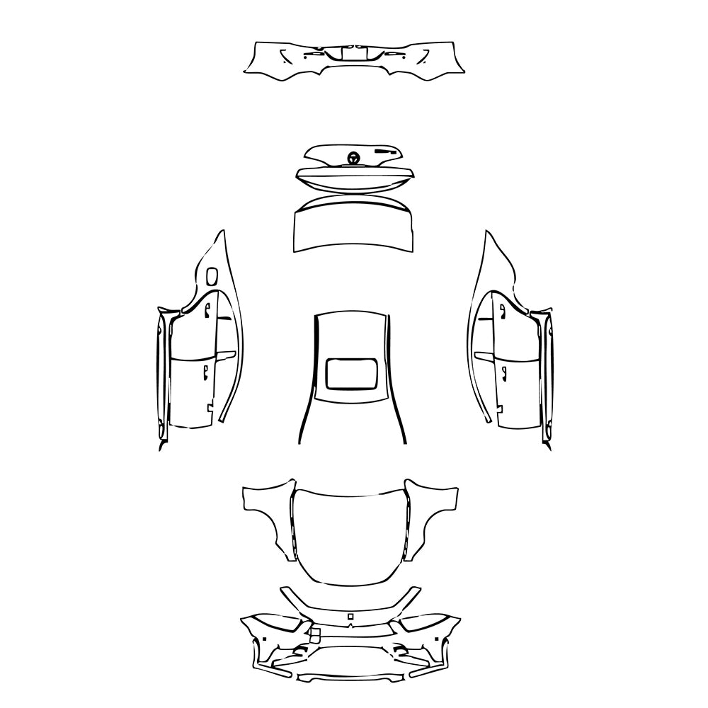 Pre-Cut PPF Mercedes-Benz CLS Sedan Amgline 2021 - PPF-Kits