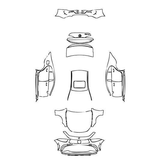 Pre-Cut PPF Mercedes-Benz CLS Sedan Amgline 2022 - PPF-Kits