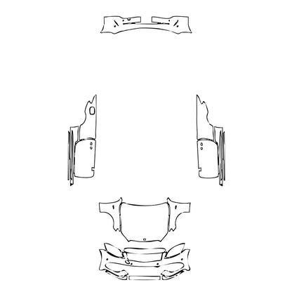 Pre-Cut PPF Mercedes-Benz C Class Cabriolet AMG C43 2018 - PPF-Kits