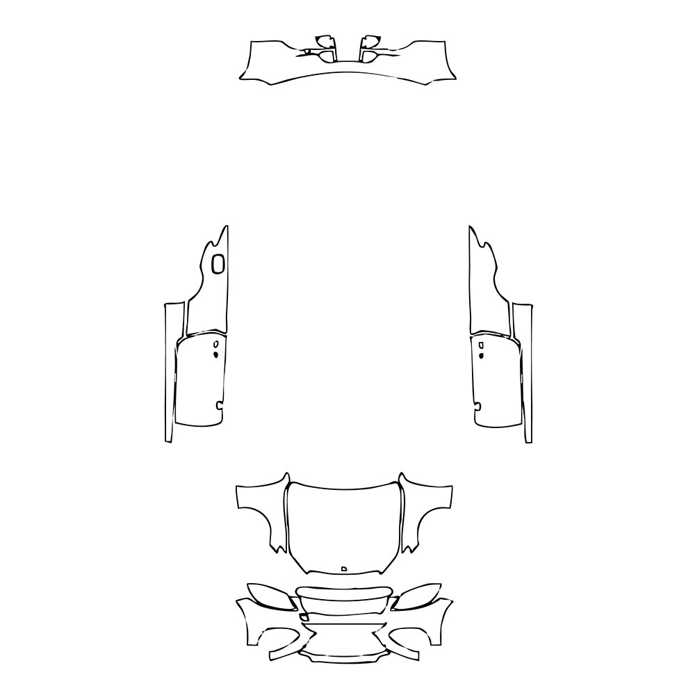 Pre-Cut PPF Mercedes-Benz C Class Cabriolet Base 2018 - PPF-Kits