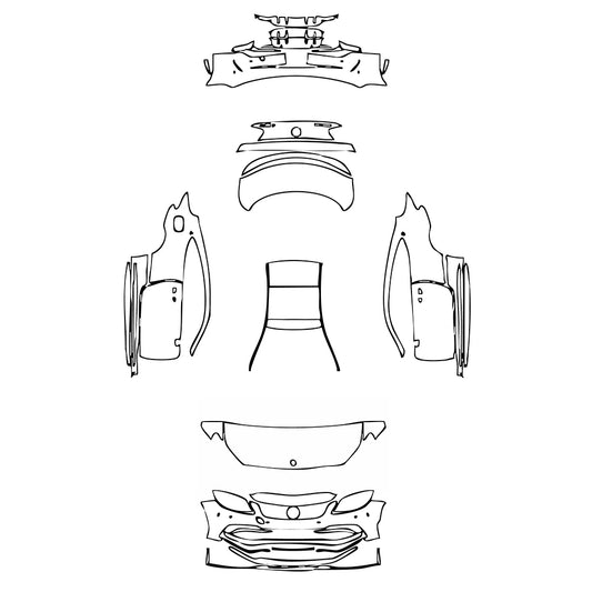 Pre-Cut PPF Mercedes-Benz C Class Coupe AMG C63 S Final Edition 2023 - PPF-Kits