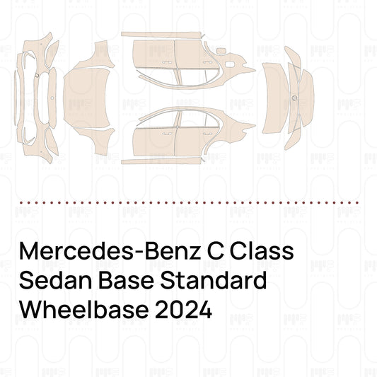 Pre-Cut PPF Mercedes-Benz C Class Sedan Base Standard Wheelbase 2024