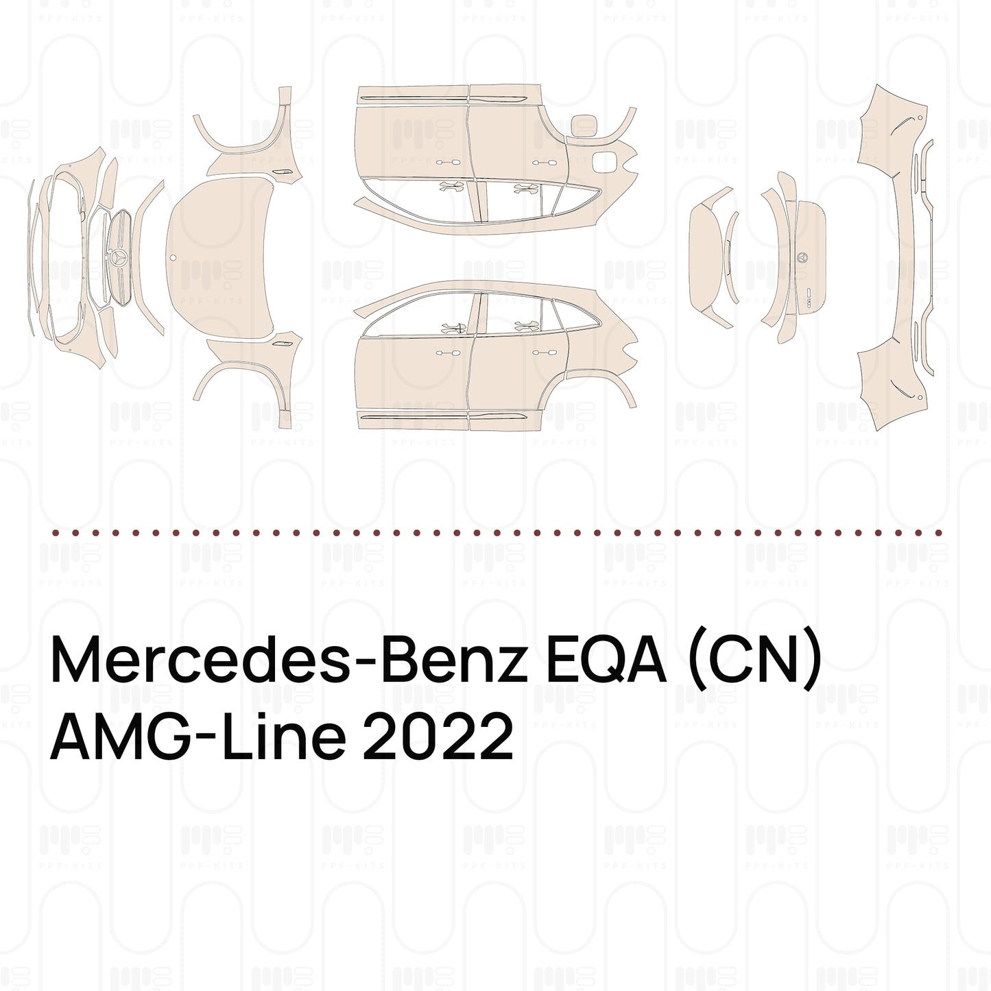 Pre-Cut PPF Mercedes-Benz EQA (CN) AMG-Line 2022