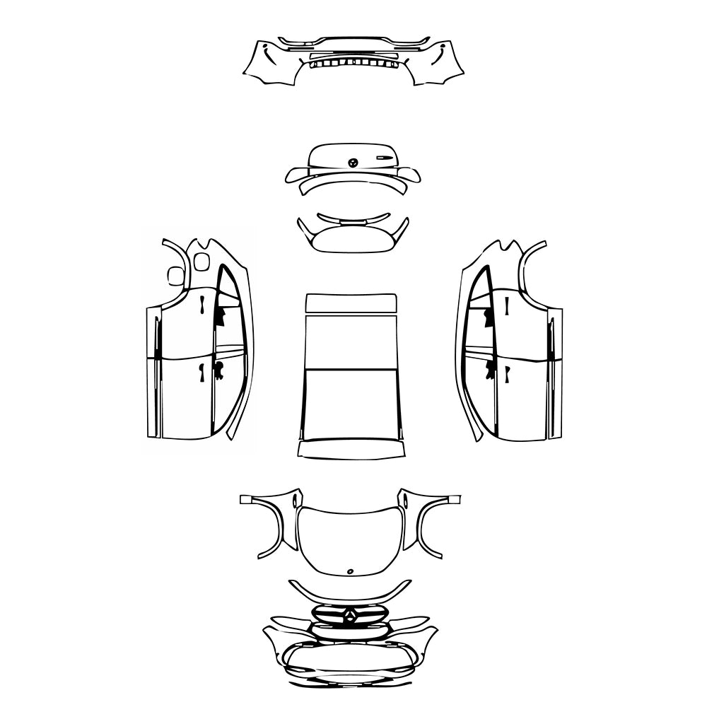 Pre-Cut PPF Mercedes-Benz EQA (US) AMG Line 2024 - PPF-Kits